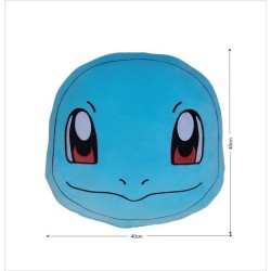 Coussin premium - POKEMON - Visage Carapuce - Microfibre - 40 cm