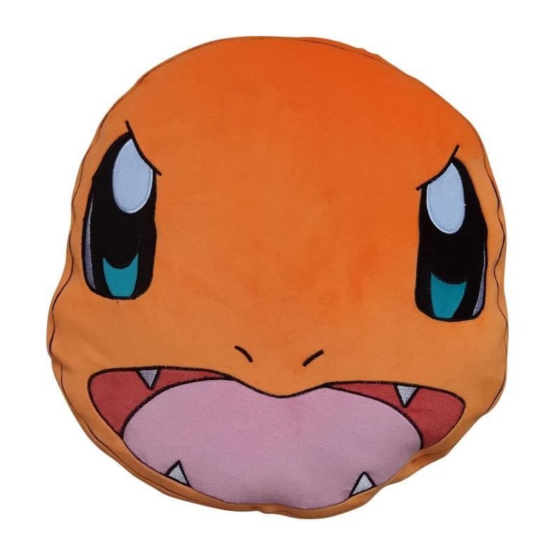 Coussin premium 3D - POKEMON - Visage Salameche - Microfibre - 40 cm Coussin premium 3D - POKEMON - Visage Salameche - Microfibre - 40 cm