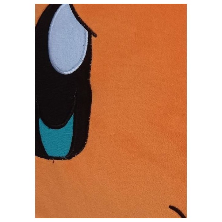 Coussin premium 3D - POKEMON - Visage Salameche - Microfibre - 40 cm