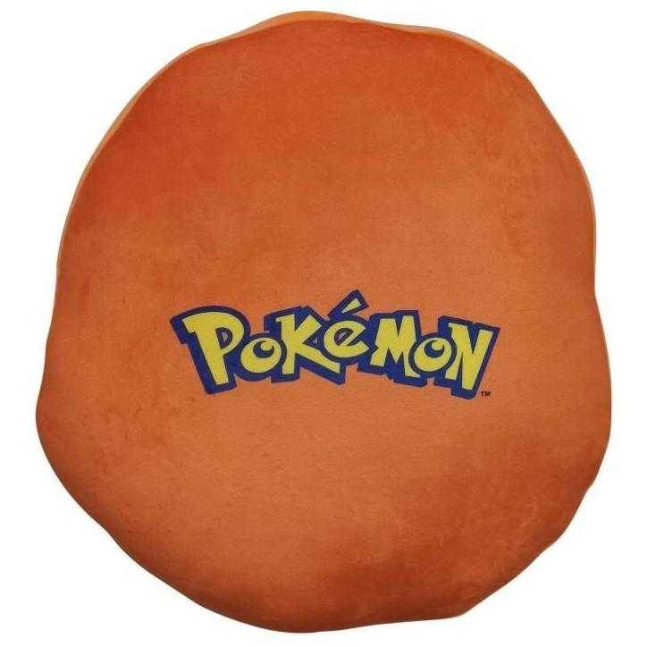 Coussin premium 3D - POKEMON - Visage Salameche - Microfibre - 40 cm
