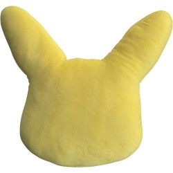 Coussin premium 3D - POKEMON - Visage Pikachu - Microfibre - 40 cm
