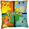 Coussin double face - Carré - POKEMON - Pikachu et ses amis - Microfi Coussin double face - Carré - POKEMON - Pikachu et ses amis - Microfi