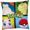 Coussin double face - Carré - POKEMON - Pikachu et ses amis - Microfi Coussin double face - Carré - POKEMON - Pikachu et ses amis - Microfi