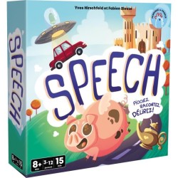 Speech - Asmodee - Invente une histoire - 4 mode de jeu - 15 minutes -