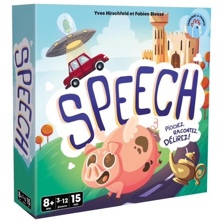 Speech - Asmodee - Invente une histoire - 4 mode de jeu - 15 minutes - Des 8ans
