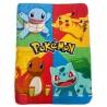 Plaid - POKEMON - Starter et Pikachu - 100 x 140 cm Plaid - POKEMON - Starter et Pikachu - 100 x 140 cm