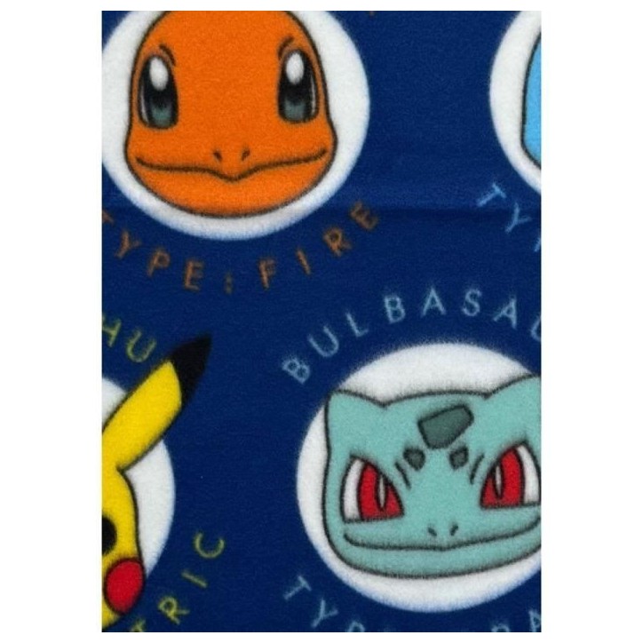 Plaid - POKEMON - Visages - 100 x 140 cm