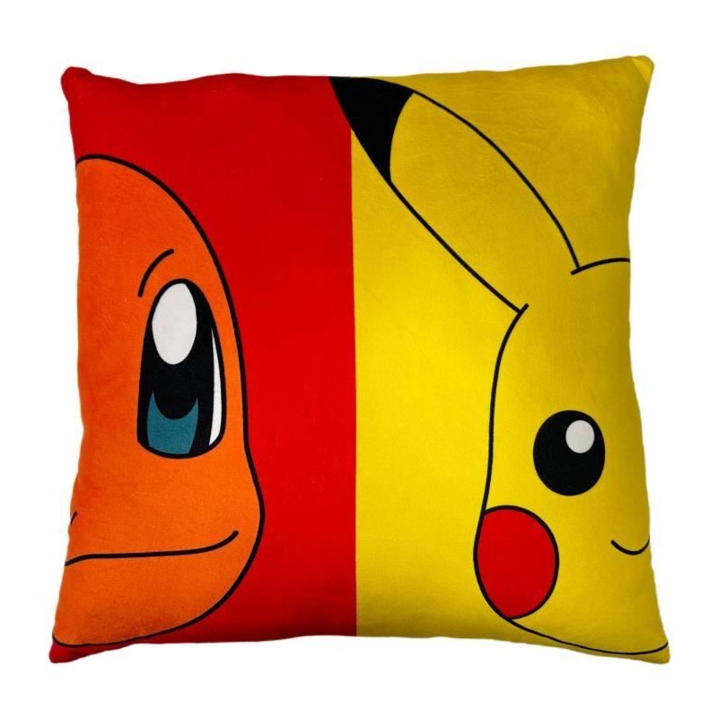 Coussin double face - Carré - POKEMON - Starter - Microfibre - 40 x 4 Coussin double face - Carré - POKEMON - Starter - Microfibre - 40 x 4