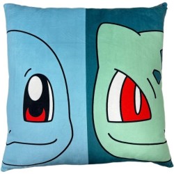 Coussin double face - Carré - POKEMON - Starter - Microfibre - 40 x 4
