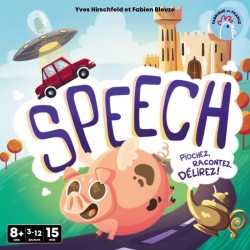 Speech - Asmodee - Invente une histoire - 4 mode de jeu - 15 minutes -