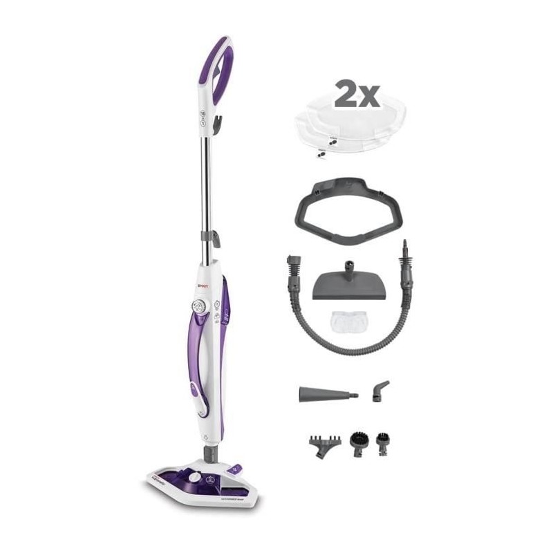 Nettoyeur Vapeur 2-en-1 POLTI Vaporetto SV440 - Balai ou Nettoyeur a M