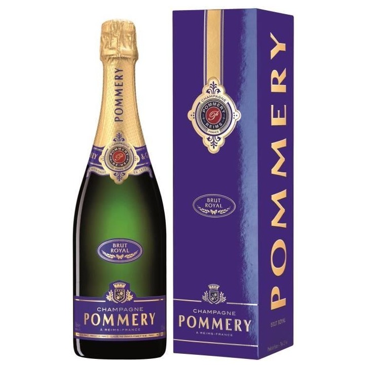 Champagne Pommery Brut Royal avec étui