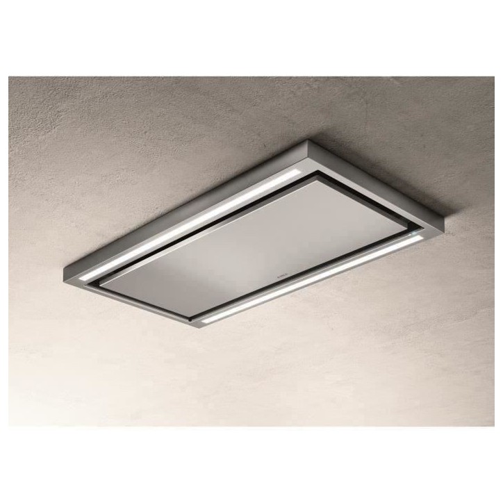 Hotte de plafond Cloud seven IX / A / 90 ELICA PRF0142094 - L 90 cm - Inox - Extraction ou filtre - 760 m³ air/h max - 3 vitess