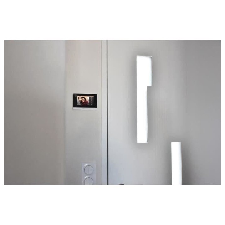 Interphone vidéo filaire, coloris blanc - VisioKit 4.3 - SCS SENTINEL - Garantie 3 ans