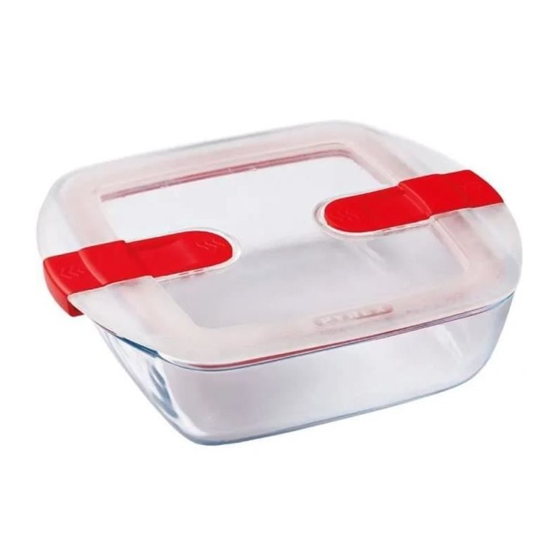 Boîte rectangulaire avec couvercle - PYREX - 1451021 - 20 x 17 cm - 1