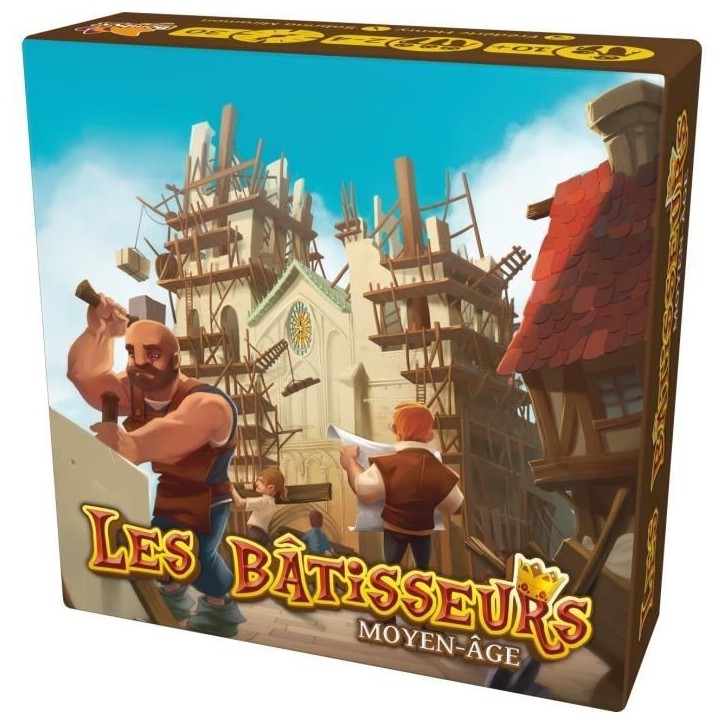 Bâtisseurs (Les) : Moyen âge - Asmodee - Jeu d'ambiance -Des 10 ans Bâtisseurs (Les) : Moyen âge - Asmodee - Jeu d'ambiance -Des 10 ans