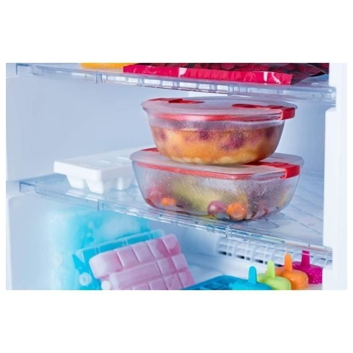 Boîte rectangulaire avec couvercle - PYREX - 1451024 - 23 x 15 cm - 1,1 L - Cook & Heat - Base en verre borosilicate Boîte rectangulaire avec couvercle - PYREX - 1451024 - 23 x 15 cm - 1,1 L - Cook & Heat - Base en verre borosilicate