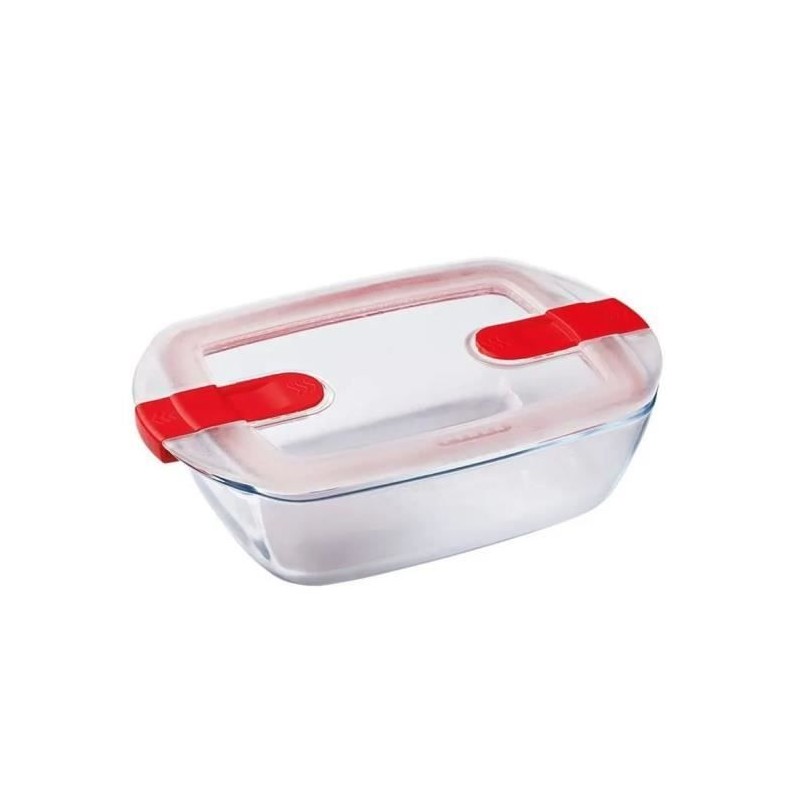 Boîte rectangulaire avec couvercle - PYREX - 1451025 - 28 x 20 cm - 2