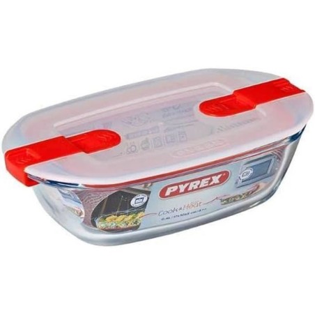 Boîte rectangulaire avec couvercle - PYREX - 1451023 - 17 x 10 cm - 4