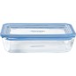 Lot de 3 Boîtes de conservation avec couvercle - PYREX - Zero Plastic - Verre - Rectangulaire - 0.8/1,5/2,6 L