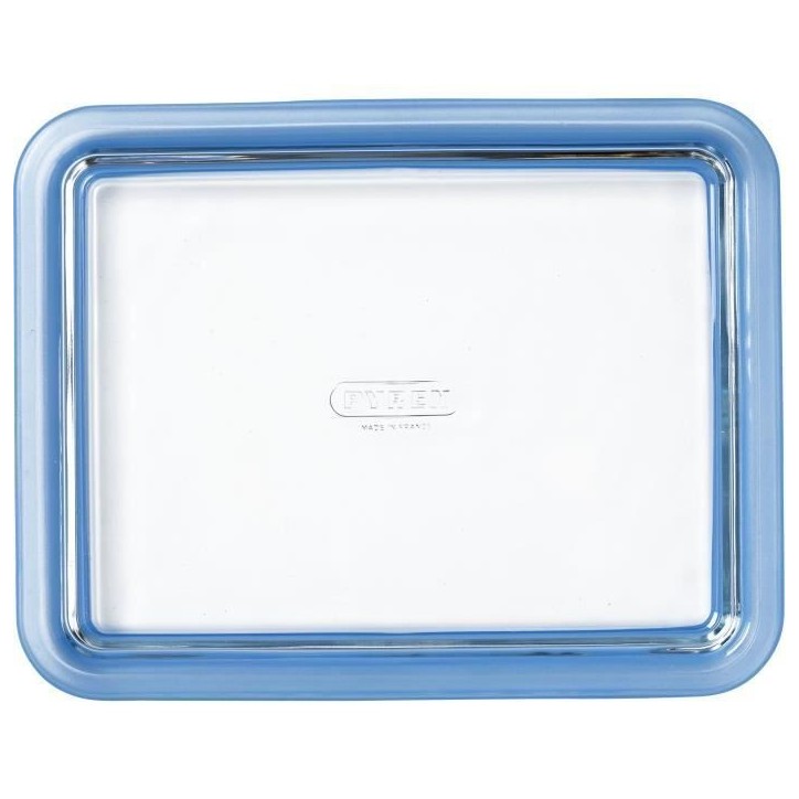 Lot de 3 Boîtes de conservation avec couvercle - PYREX - Zero Plastic - Verre - Rectangulaire - 0.8/1,5/2,6 L