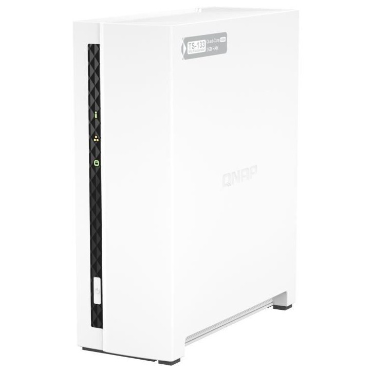 Server NAS - QNAP - TS-133 - 1 baie - 2 Go Server NAS - QNAP - TS-133 - 1 baie - 2 Go