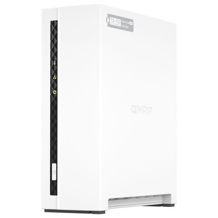 Server NAS - QNAP - TS-133 - 1 baie - 2 Go Server NAS - QNAP - TS-133 - 1 baie - 2 Go