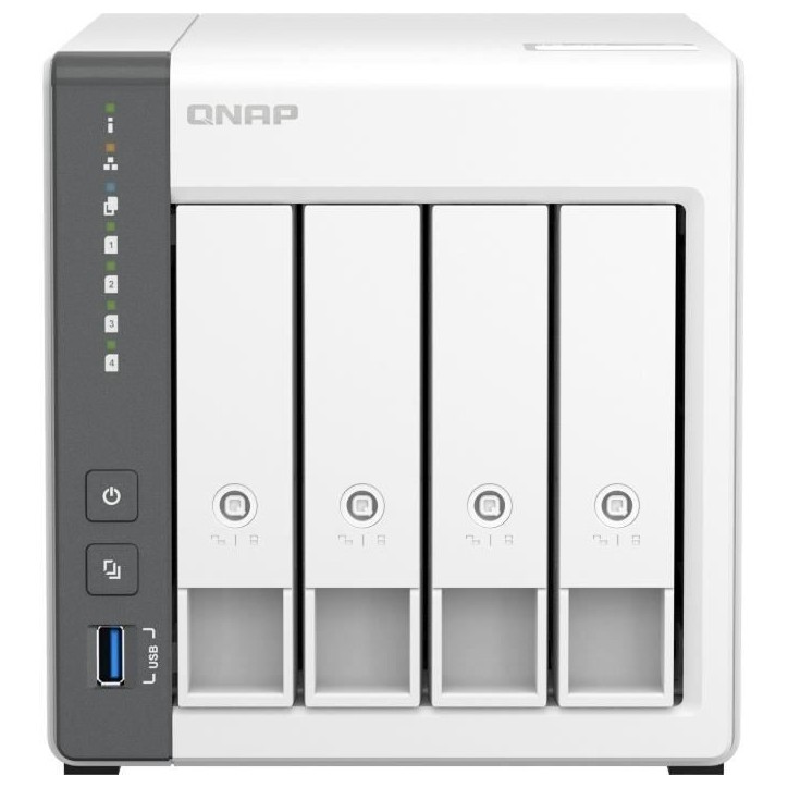 Server NAS - QNAP - TS-433 - 4 baies - 4 Go Server NAS - QNAP - TS-433 - 4 baies - 4 Go
