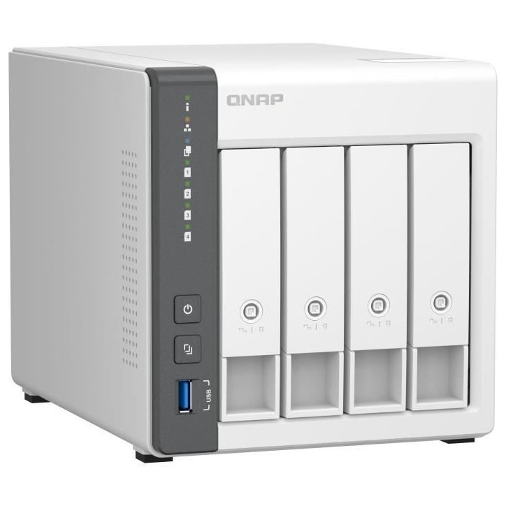 Server NAS - QNAP - TS-433 - 4 baies - 4 Go Server NAS - QNAP - TS-433 - 4 baies - 4 Go