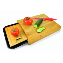 Planche a découper en bambou - JOCCA - Plateau en plastique - 36 x 27