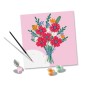 CreArt 20x20 cm Poppy bouquet, Loisir créatif, Adulte, Peinture par numéros, 25519, Ravensburger