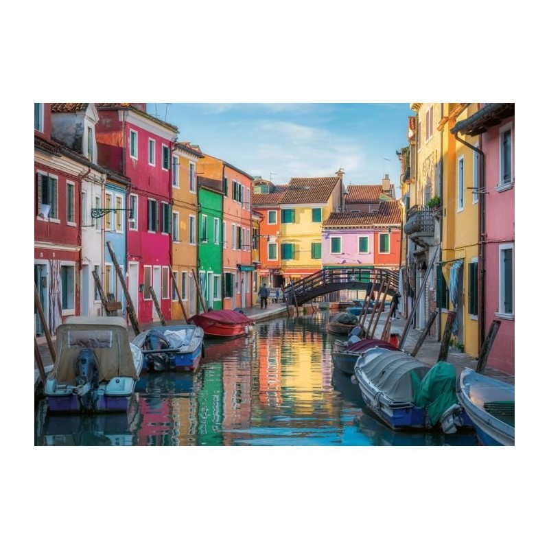 Ravensburger - Puzzle 1000 pieces-Burano, Italie - Adultes & enfants d Ravensburger - Puzzle 1000 pieces-Burano, Italie - Adultes & enfants d
