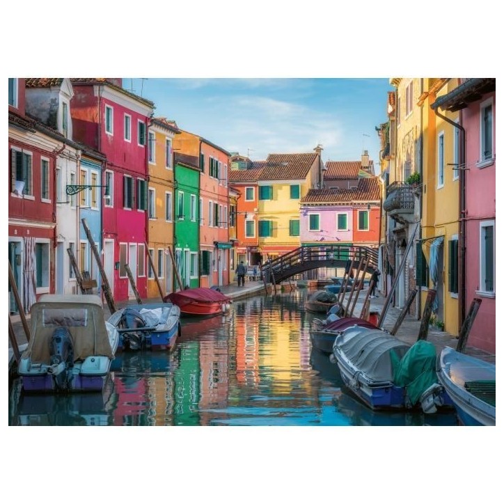 Ravensburger - Puzzle 1000 pieces-Burano, Italie - Adultes & enfants des 14 ans - Puzzle de qualité supérieure - 12000623 Ravensburger - Puzzle 1000 pieces-Burano, Italie - Adultes & enfants des 14 ans - Puzzle de qualité supérieure - 12000623