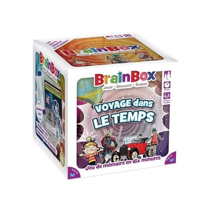 Asmodee Jeu dambiance BrainBox Voyage dans le Temps - 5025822133366
