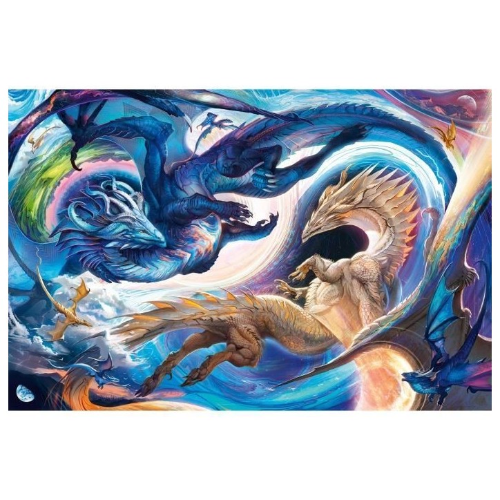 Puzzle 5000 pieces Dragon de jour et de nuit, Des 14 ans, Dragons, 12000813, Ravensburger