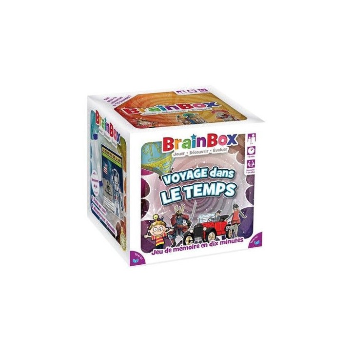 Asmodee Jeu dambiance BrainBox Voyage dans le Temps - 5025822133366