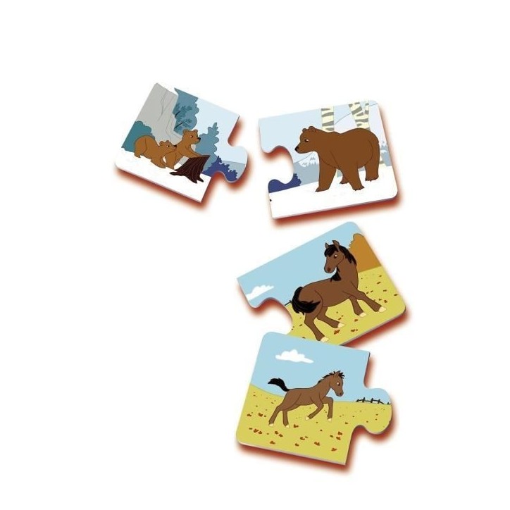 Jeu éducatif Maman et ses petits, Découverte des animaux, Des 2 ans, Ravensburger Jeu éducatif Maman et ses petits, Découverte des animaux, Des 2 ans, Ravensburger