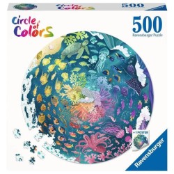 Puzzle rond 500 pieces Océan, Circle of Colors, Puzzle Adulte, des 12