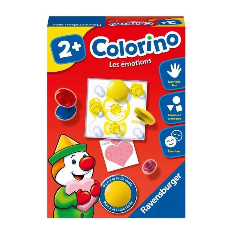 Colorino Les émotions - Jeu éducatif - Apprentissage des couleurs -