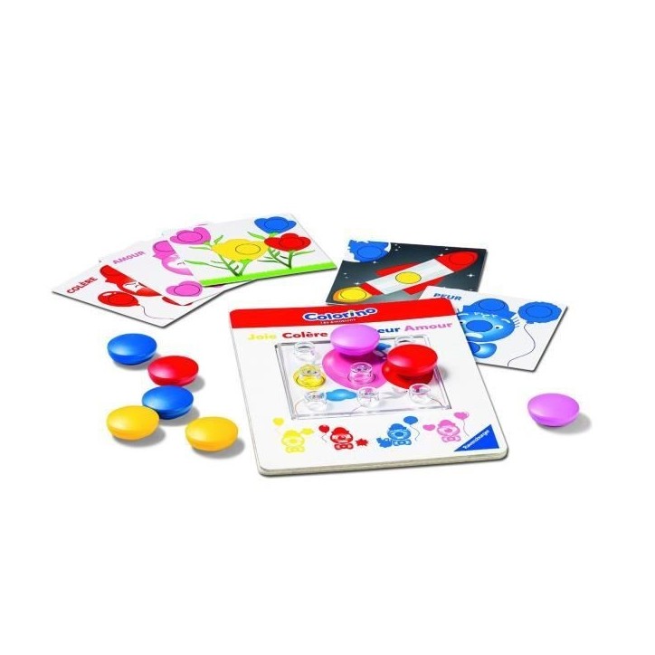 Colorino Les émotions - Jeu éducatif - Apprentissage des couleurs - Activités créatives enfant - Ravensburger - Des 2 ans Colorino Les émotions - Jeu éducatif - Apprentissage des couleurs - Activités créatives enfant - Ravensburger - Des 2 ans