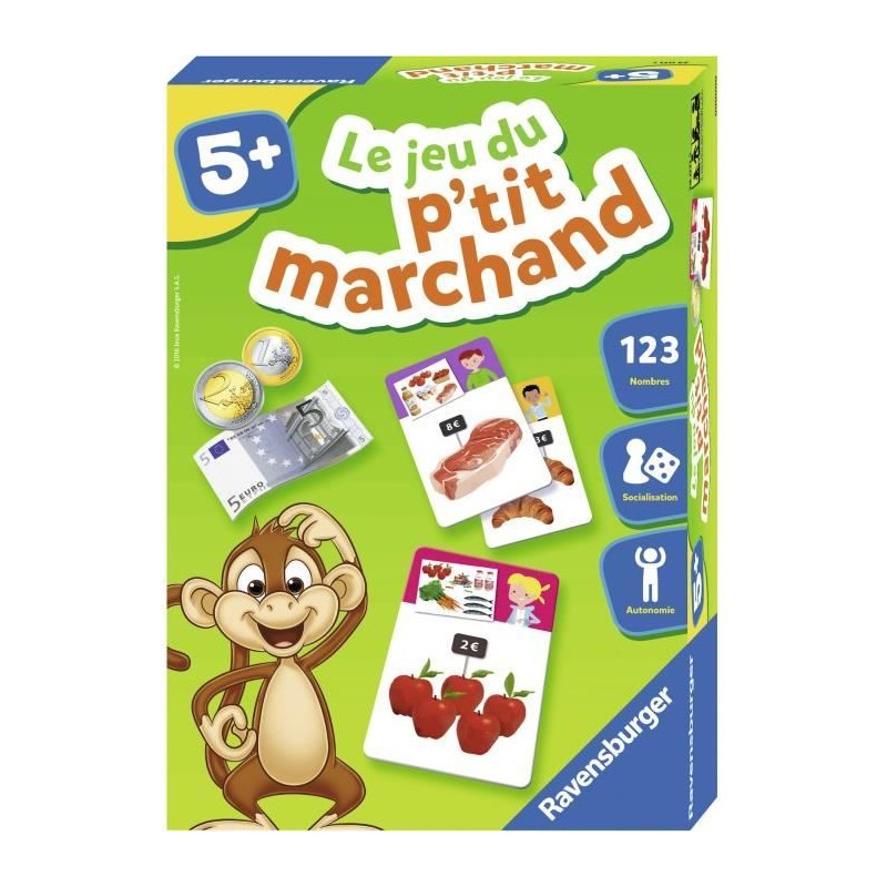 Le jeu du p'tit marchand - Jeu éducatif - Acheter et vendre - Initiat Le jeu du p'tit marchand - Jeu éducatif - Acheter et vendre - Initiat