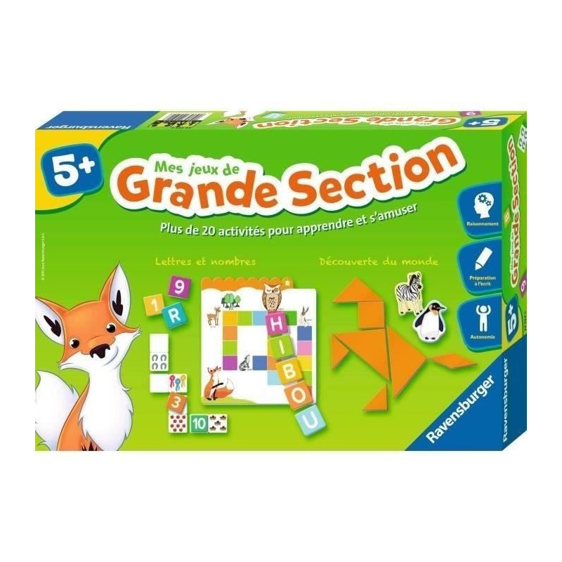 Mes jeux de grande section - Coffret complet éducatif - 20 activités Mes jeux de grande section - Coffret complet éducatif - 20 activités