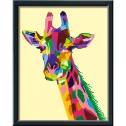 CreArt Girafe 24x30 cm - Peinture par numéros – Des 12 ans – Rave