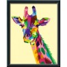 CreArt Girafe 24x30 cm - Peinture par numéros – Des 12 ans – Rave CreArt Girafe 24x30 cm - Peinture par numéros – Des 12 ans – Rave