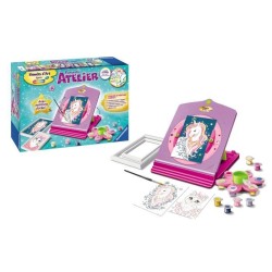 Coffret complet Peinture au numéro avec chevalet réglable - Fantasti