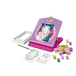 Coffret complet Peinture au numéro avec chevalet réglable - Fantasti