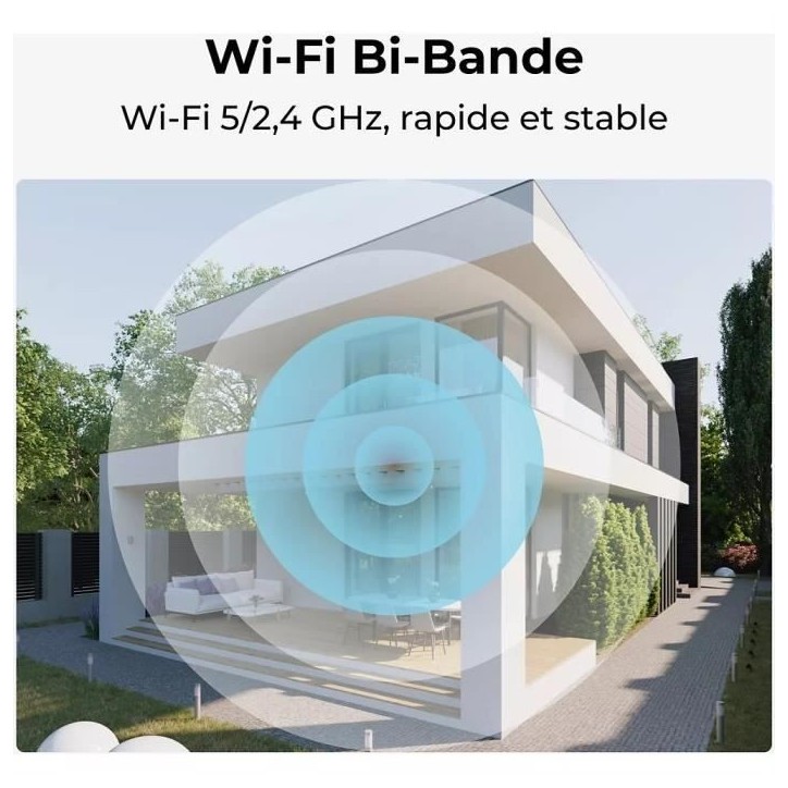 Caméra intérieure - REOLINK - E340 - Blanc