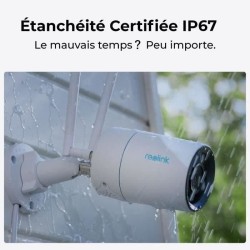 Caméra extérieure - REOLINK - W330 - Blanc