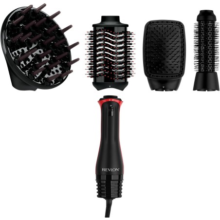 Multistyler 4-en-1 - REVLON - RVDR5373E - Pour cheveux texturés - 4 températures - Noir