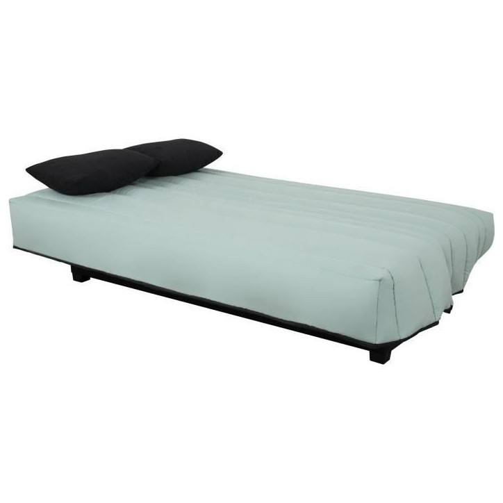 DUNLOPILLO Banquette clic clac 2 places - Vert - ReVEUR DUNLOPILLO Banquette clic clac 2 places - Vert - ReVEUR